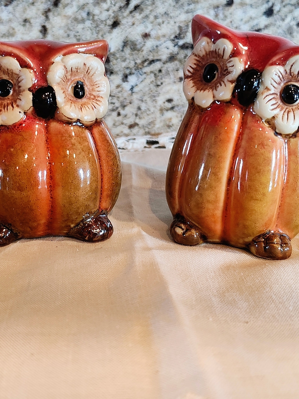Vintage Owl Salt & Pepper